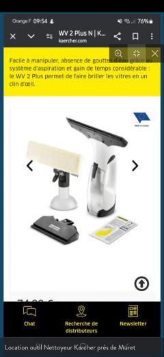 Location nettoyeur vitres