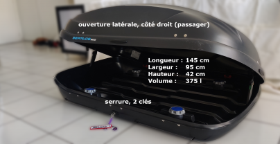 Location coffre de toit