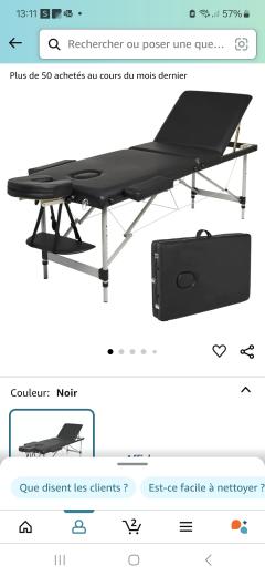 Location table de massage