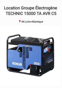 Location groupe electrogene