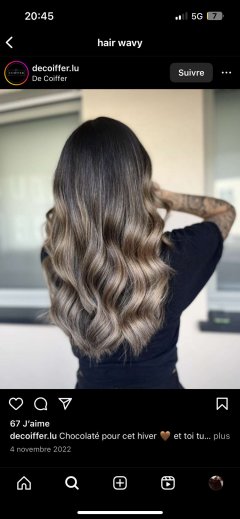Service coiffure