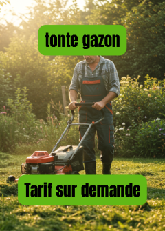 Service tonte de pelouse