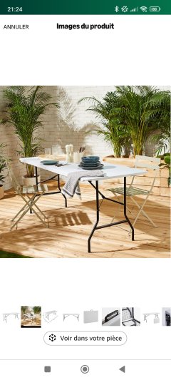 Location mobilier de jardin