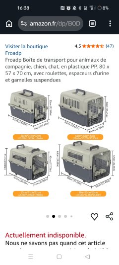 Location cage transport animaux