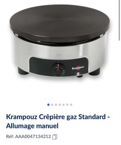 Location crepiere