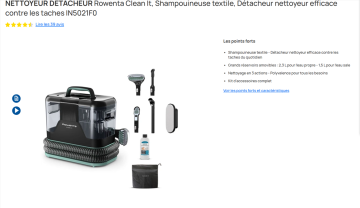 Location shampouineuse