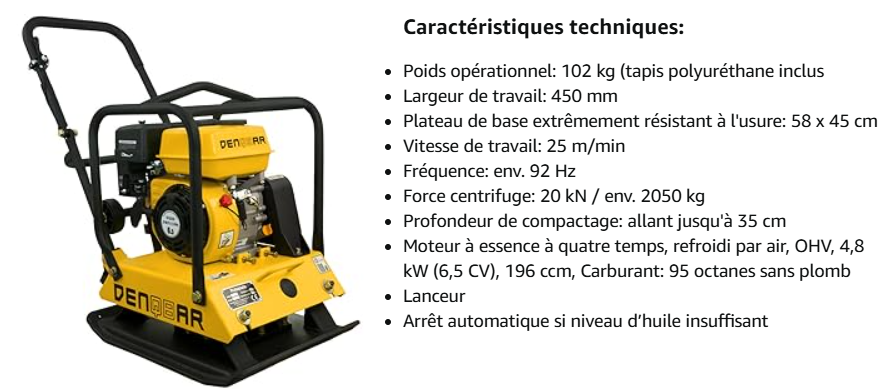 Location plaque vibrante entre particuliers (87)
