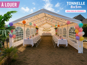 Location tente reception