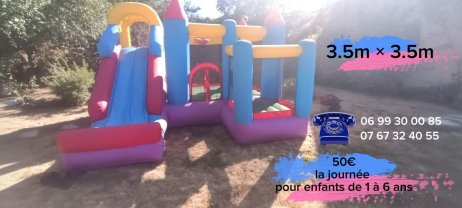 Location chateau gonflable