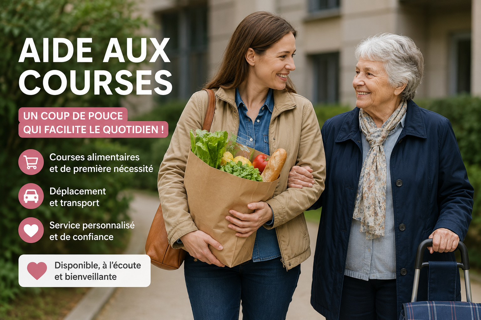 Service aide aux courses entre particuliers (66)