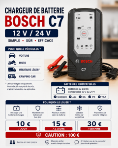 Location chargeur de batterie