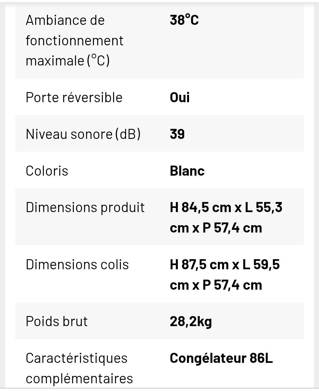 Location refrigerateur entre particuliers (34)