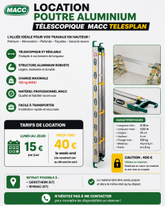 Location materiel professionnel