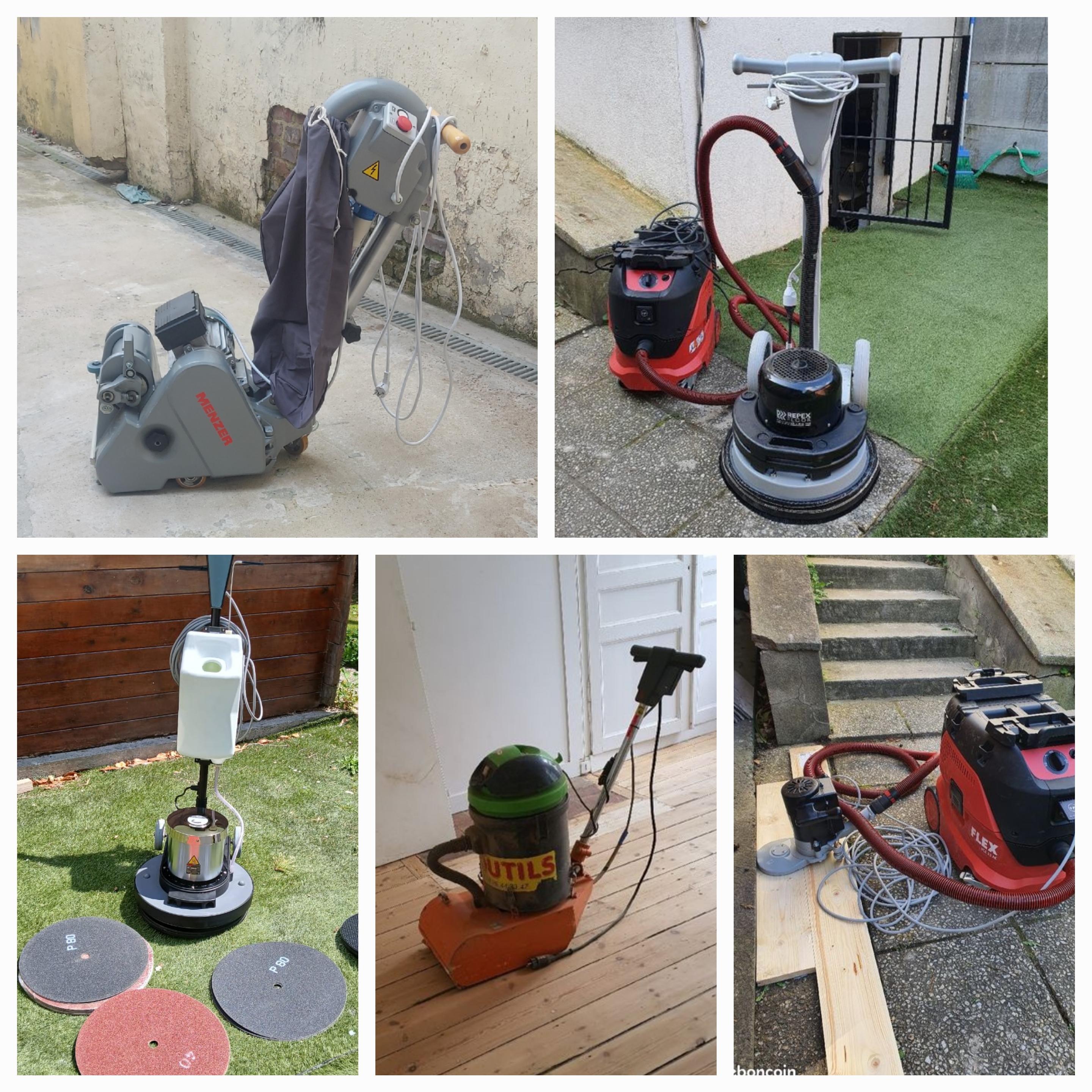 Service poncage parquet entre particuliers (59)