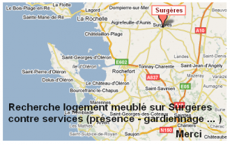 Location logement contre service