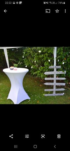 Location table de reception