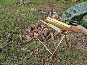 Service coupe de bois