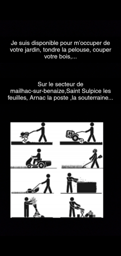 Service tonte de pelouse