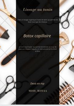 Service coiffure