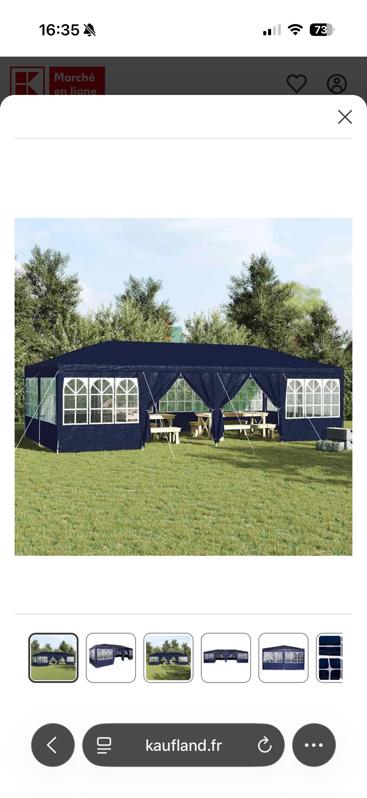 Location tente reception entre particuliers (64)