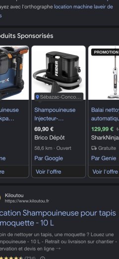 Location shampouineuse