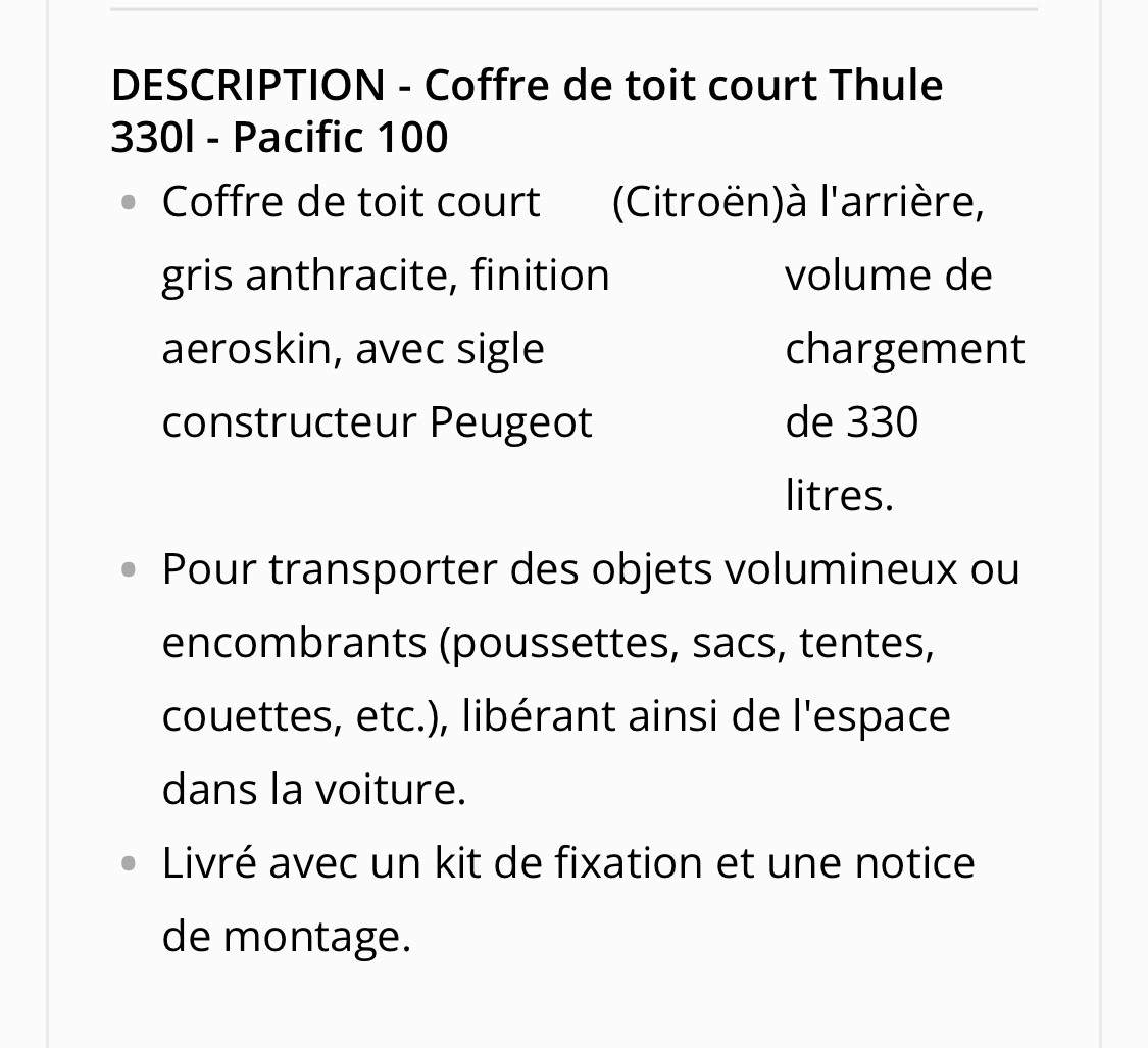 Location coffre de toit entre particuliers (73)