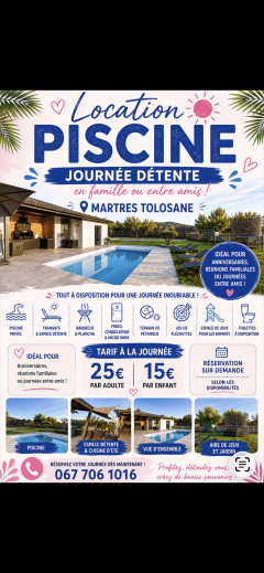 Location piscine